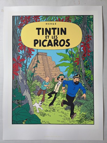 Hergé sérigraphie tintin - hergÉ,