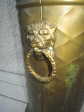 Antique 19th Century Brass Umbrella Holder or Entrance Rods