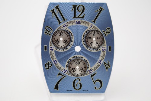 Cadran bleu chronographe