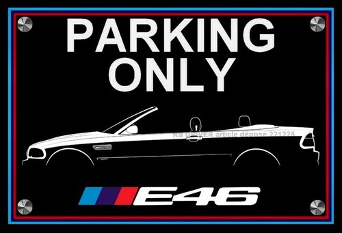Plaque parking only - only, bmw