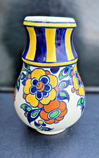 VASE BOCH CH.CATTEAU FAIENCE ART DECO 1930 D.1049 HAUT.19.5CM.