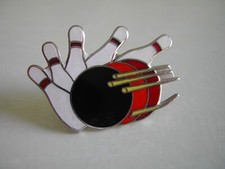 Enameled Pin's - BOWLING Ball and Keels Signed MAFCO (Demon Quality)