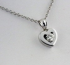 1/5CT Heart Shape Pendant