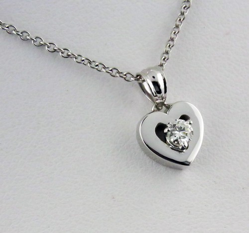 5ct heart shape pendant - 1/5ct,