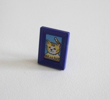 Playmobil (R656) MODERN HOUSE - Blue Cat Photo Frame for Bedroom