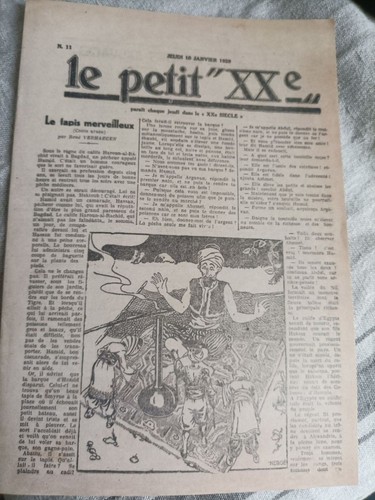 Tintin fac similé petit - tintin, fac-similé