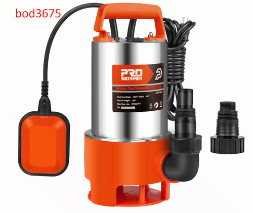 Sump pump 1hp 3700gph - , pump,