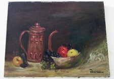 Huile sur toile signée
