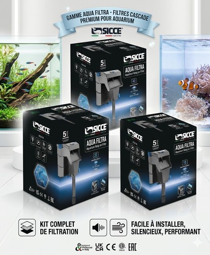 Filtre cascade aquarium sicce - filtre,