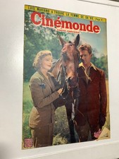 CINEMONDE 4/09/1950; Luis Mariano/ Simone Renant et Jean Pierre Aumont/ Fanny