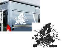 Autocollant boussole avec