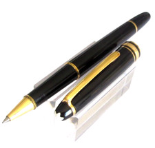 AUTHENTIQUE STYLO ROLLER BILLE DE PRESTIGE MONTBLANC MEISTERSTUCK Q369