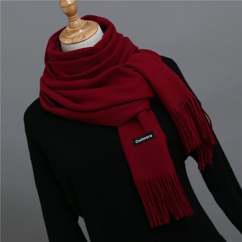 Echarpe bordeaux étole scarf - echarpe,