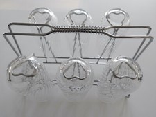 6 verres à orangeade sur