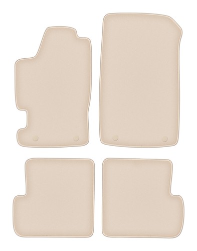 Tapis sol velours beige - sol, en