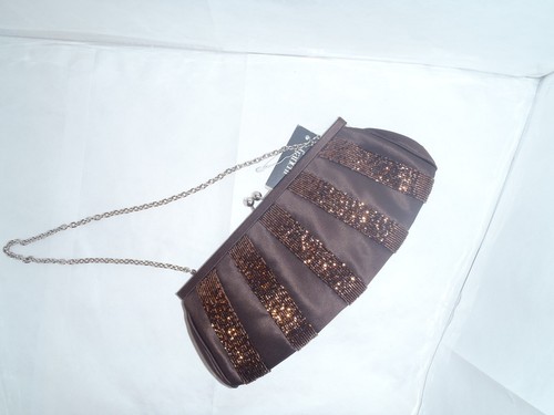 Nwt franchi arden brown - nwt, clutch