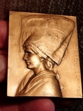 Médaille Plaque en bronze par