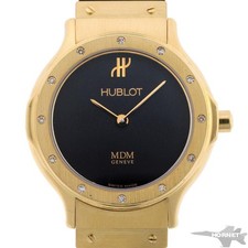 Cadran noir à quartz HUBLOT