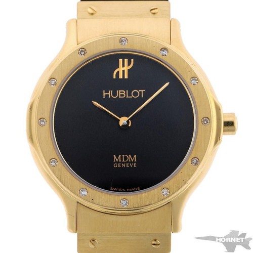Cadran noir quartz - quartz, hublot
