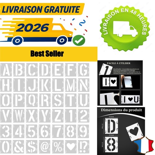 Pochoirs lettres et - pochoirs,