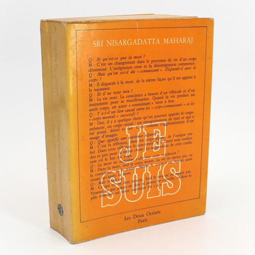 Suis sri nisargadatta - je,