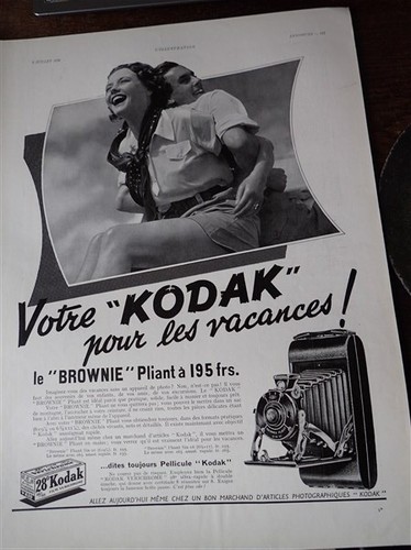 Photo kodak brownie pliant - brownie, +