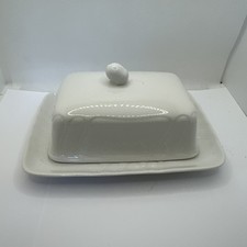 Covered Butter Dish Villeroy & Boch  Diamant Rectangular 7”