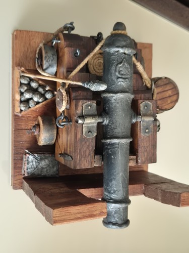 Canon militaire miniature sur