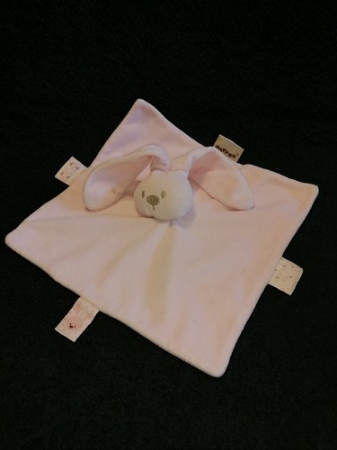 Doudou plat lapin rose - , nattou