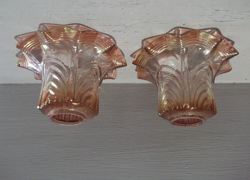 Ancienne tulipe pour lampe - , à