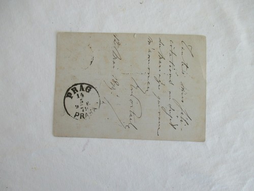 Lettre marque postale - >,