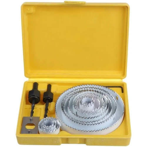 17pcs coffret scies - scies, cloches