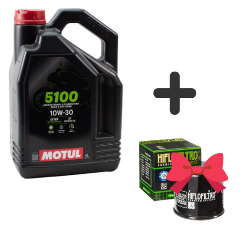Huile moteur motul 5100 - huile,