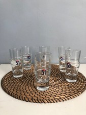 Lot de 6 Verres Vintage Pastis