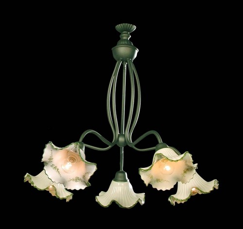 Lustre fer forgé - lustre,