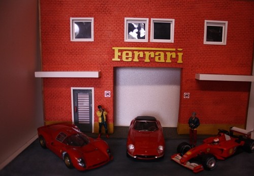 Diorama usine ferrari - diorama,