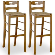 Set 2 Selles De BAR en Bois
