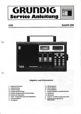Manuel De Service Pour Grundig Satellit 300