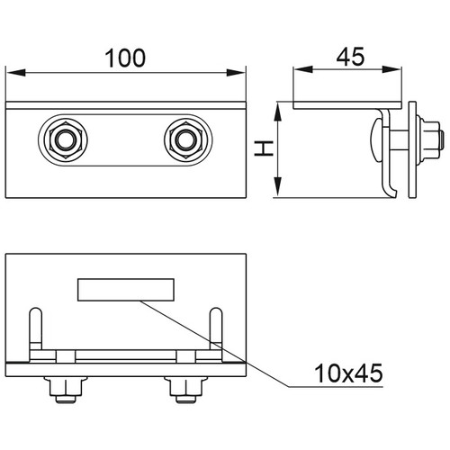 Ubzrpe32 support tôle avec - tÔle,