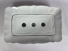 PLAT A ASPERGES PORCELAINE BLANCHE PILLIVUYT