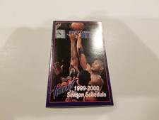 Quad City Thunder 1999/00 CBA Basketball Pocket Schedule - Roox Corp