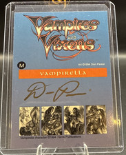 1994 Dan Paresi Vampires and Vixens Signed Vampirella Card