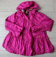 Catimini Manteau Coupe Vent Violet Fuchsia 12 Ans Fille 100% Coton