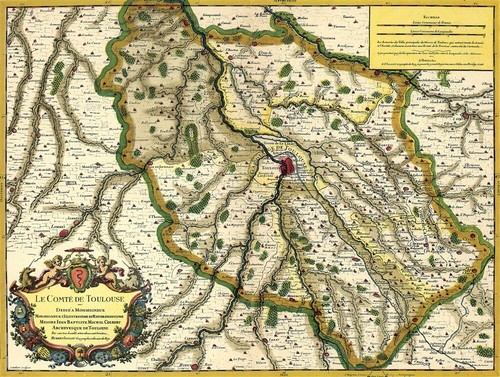 Reproduction carte ancienne - ,