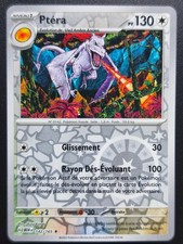 Carte Pokémon 151 Ptera Reverse 142/165 Vf