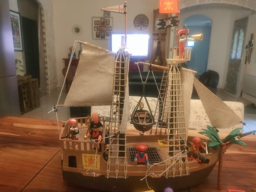 Bateau pirate playmobil 3550 - bateau,