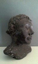 Sculpture.Terre Cuite . Buste