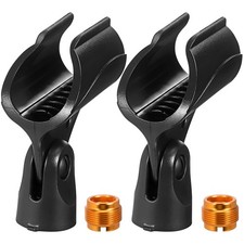  2 Pcs Pied De Micro Pince Universelle Clip Support Microphone Réglable