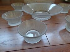 ANCIEN SERVICE A DESSERT FRUITS DE ANDRE HUNEBELLE MODELE CACTUS ART DECO