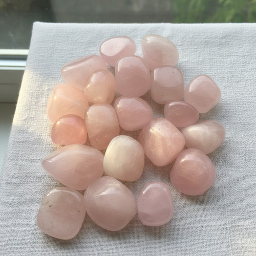 Quartz rose fait - , main